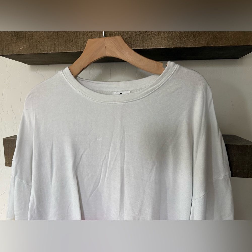 Sundry|Boho Dip dyed ombré  Pink and Yellow Crewneck Sweatshirt•••size large - Picture 3 of 13